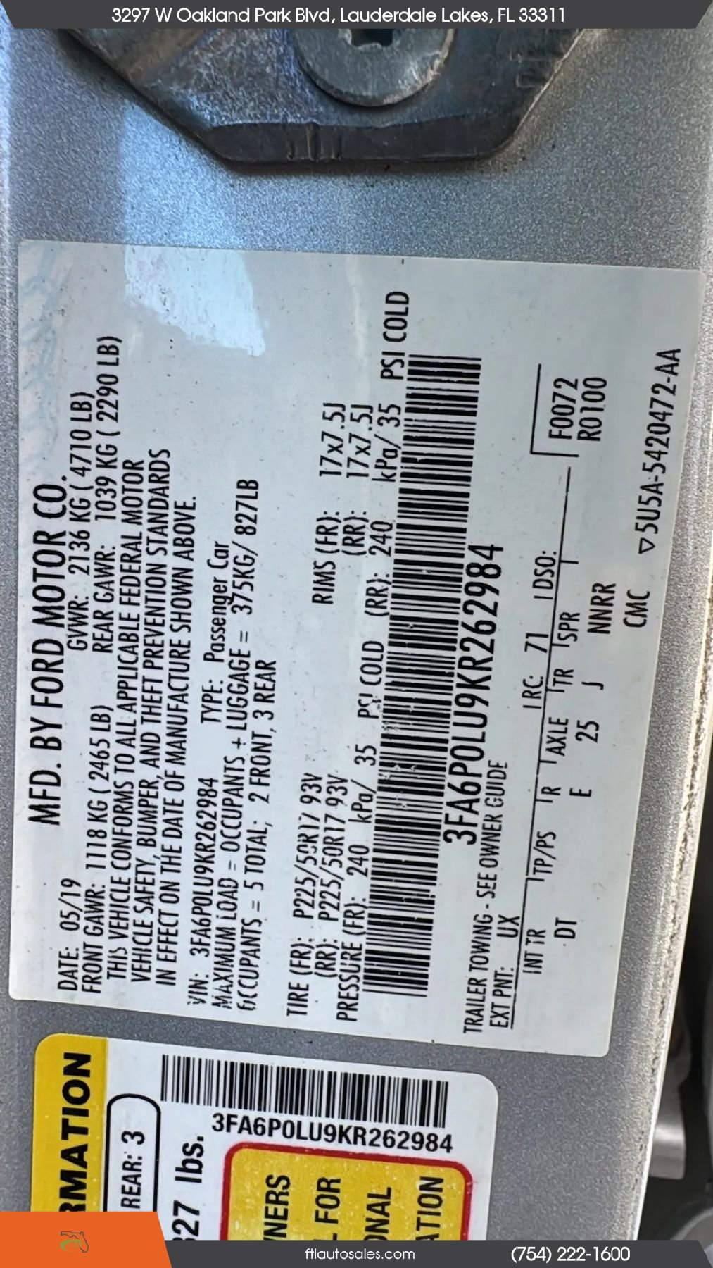 Used 2019 Ford Fusion SE image 76