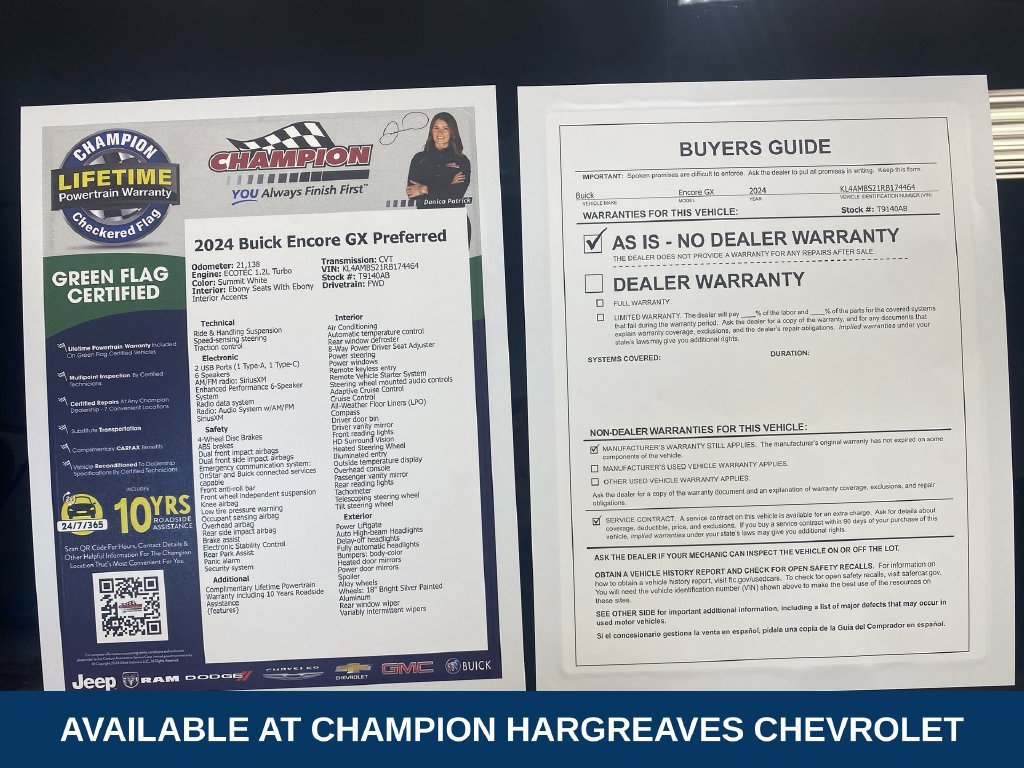 Certified 2024 Buick Encore GX Preferred w/ Comfort Package FWD image 43