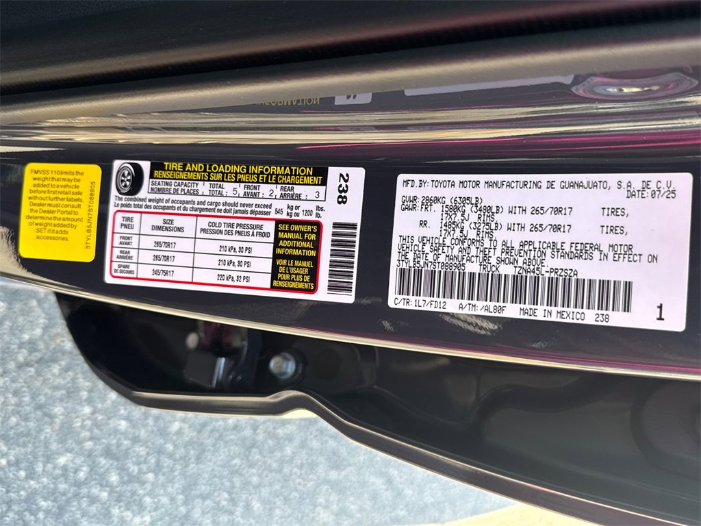 New 2025 Toyota Tacoma TRD Off-Road image 31