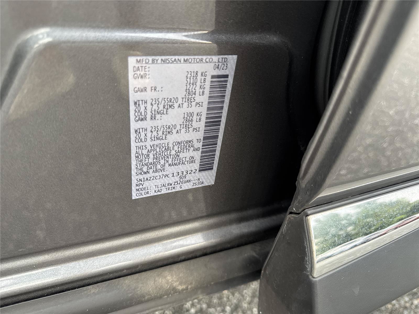 Used 2023 Nissan Murano SL w/ Cargo Package FWD image 39