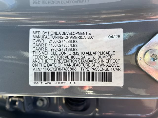 New 2026 Honda Accord Touring image 21