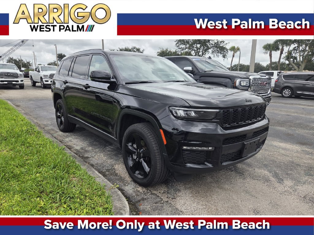 Used 2025 Jeep Grand Cherokee L Limited w/ Black Appearance Package AWD/4WD image 1