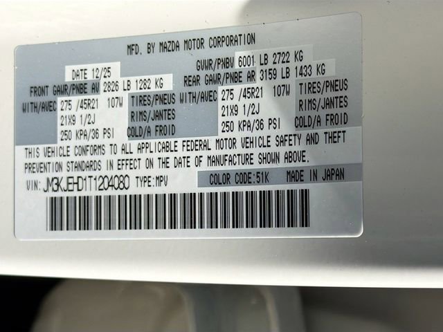 New 2026 MAZDA CX-70 3.3 Turbo w/ Premium Plus Pkg image 36