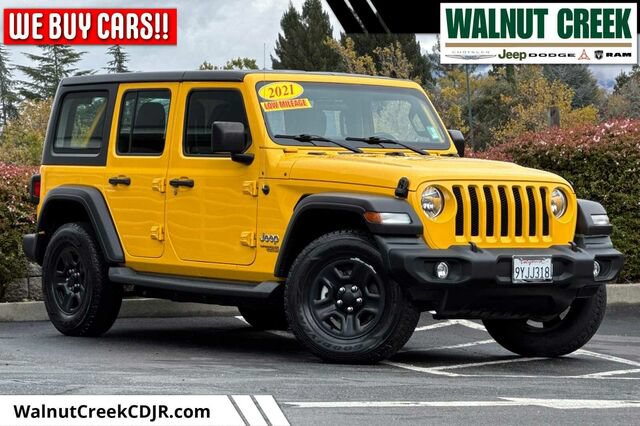 Certified 2021 Jeep Wrangler Unlimited Sport AWD/4WD image 1