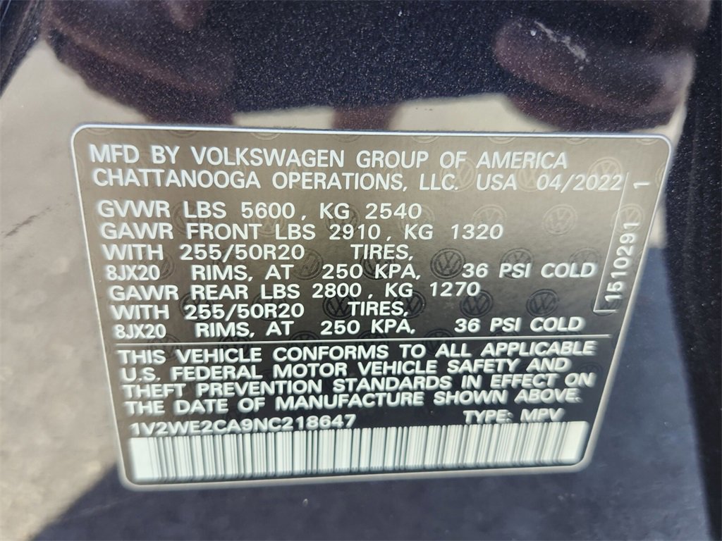 Used 2022 Volkswagen Atlas Cross Sport SE image 18