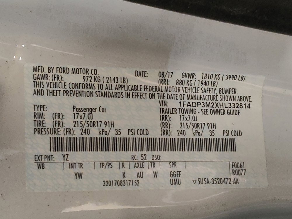Used 2017 Ford Focus SEL FWD image 33
