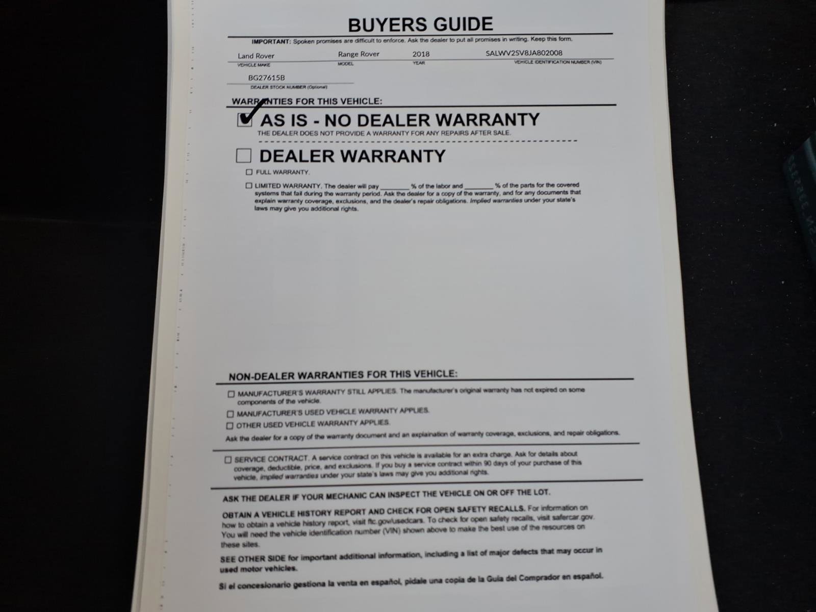 Used 2018 Land Rover Range Rover Sport HSE Dynamic image 41