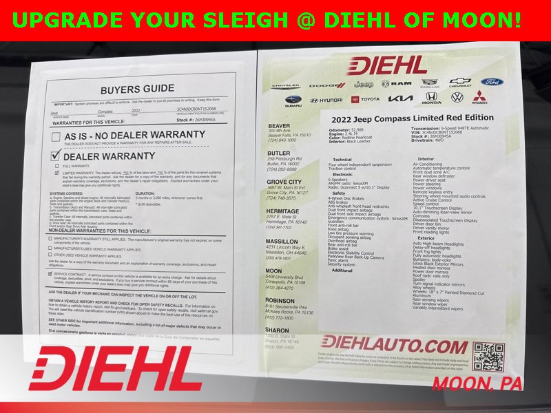 Certified 2022 Jeep Compass Limited image 18