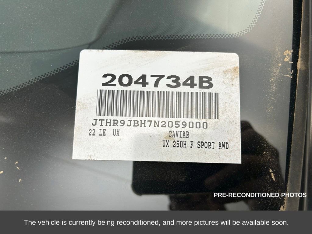 Used 2022 Lexus UX 250h F Sport image 16