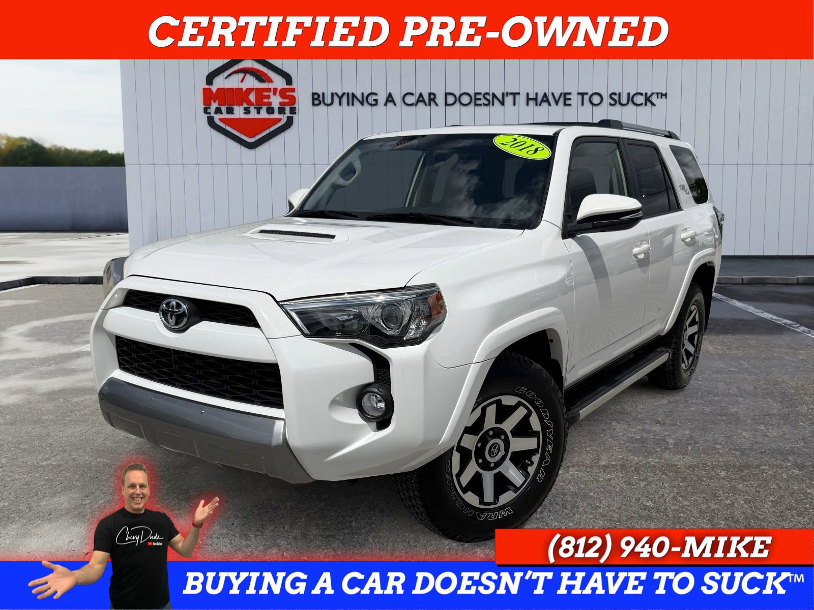 Used 2018 Toyota 4Runner TRD Off-Road Premium