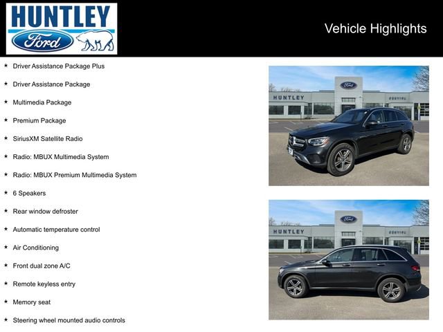 Used 2021 Mercedes-Benz GLC 300 4MATIC w/ Driver Assistance Package image 2