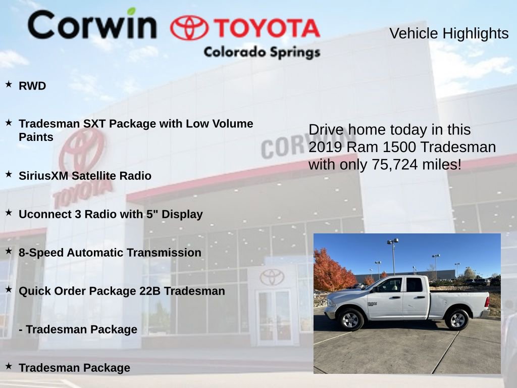 Used 2019 RAM 1500 Tradesman w/ Tradesman SXT Package image 6