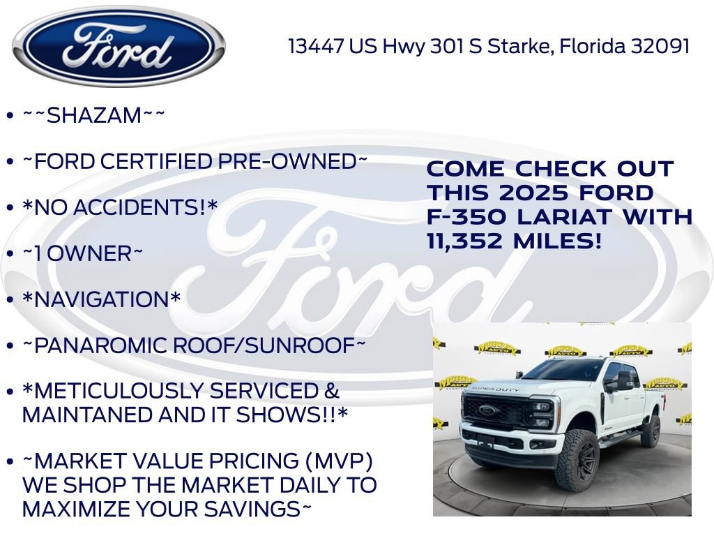 Certified 2025 Ford F350 Lariat w/ Lariat Ultimate Package AWD/4WD image 6