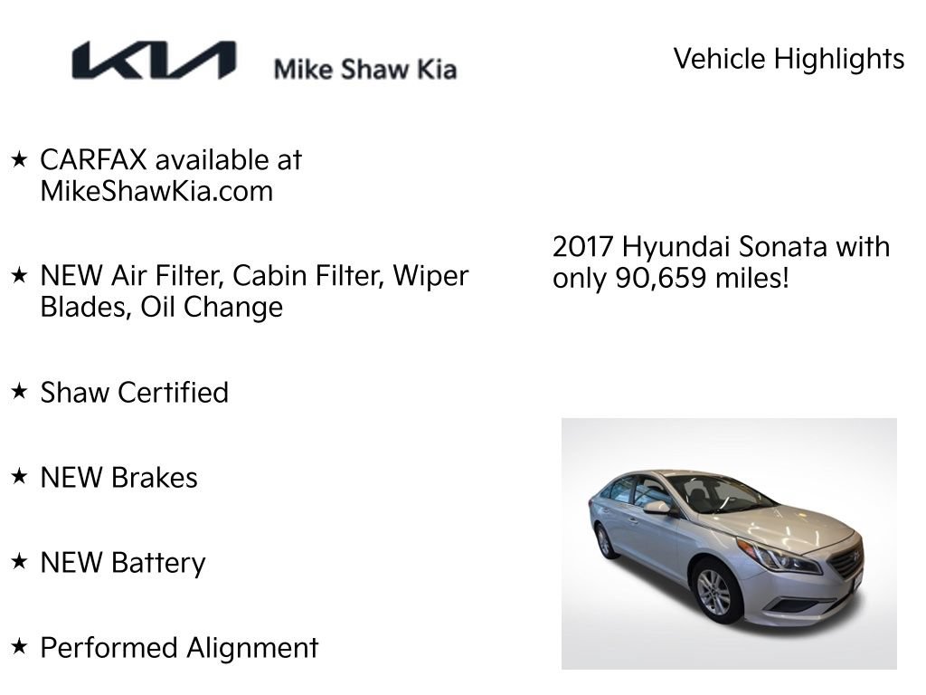 Used 2017 Hyundai Sonata SE FWD image 6
