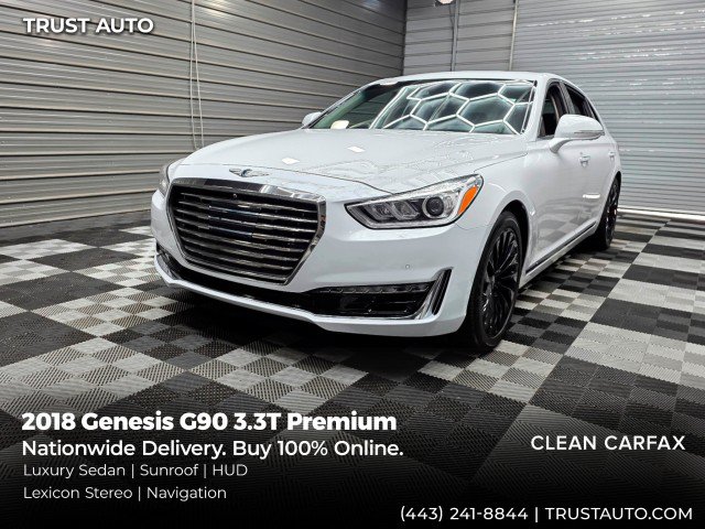 Used 2018 Genesis G90 3.3T Premium RWD image 1