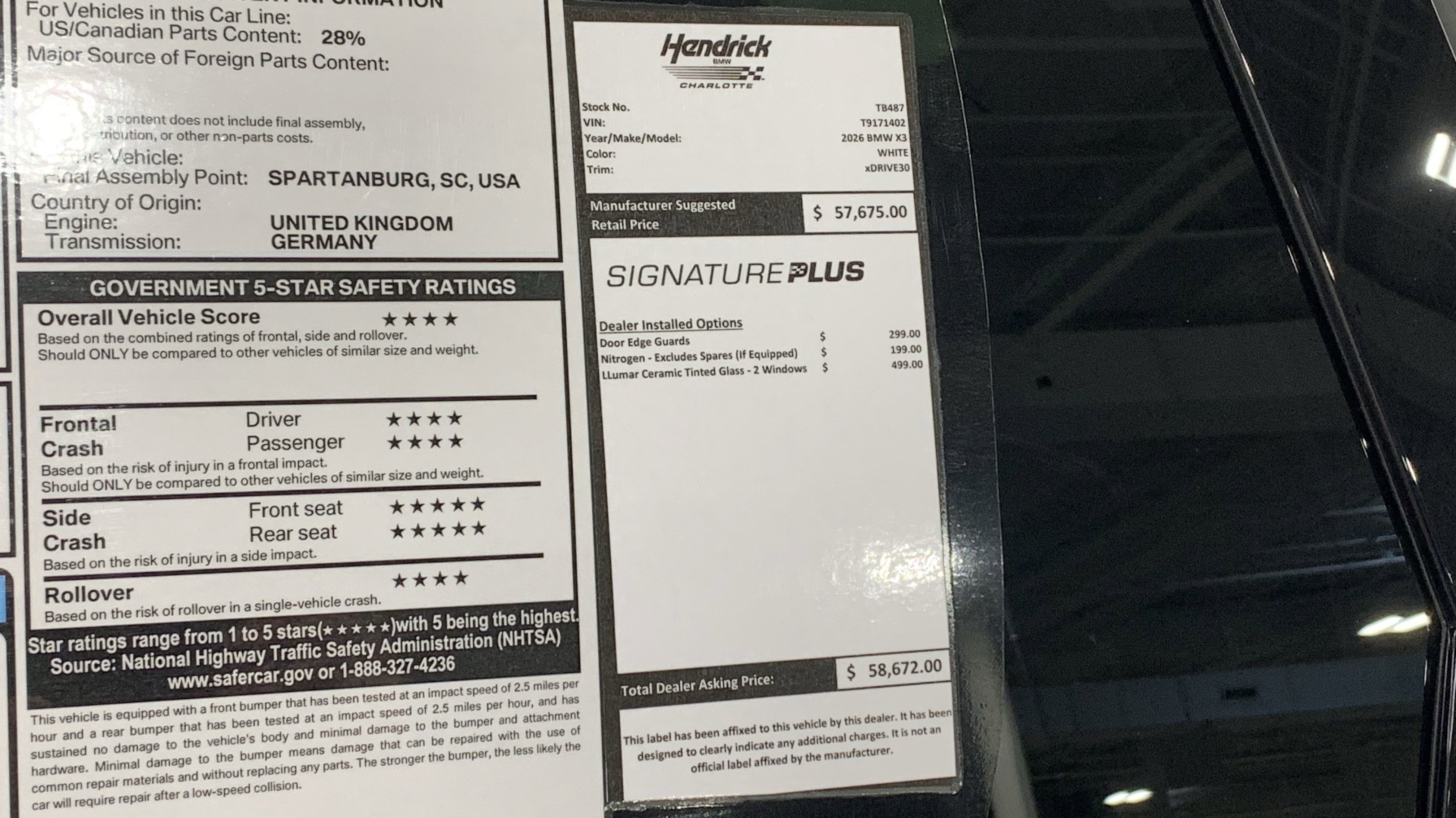 Used 2026 BMW X3 xDrive30 w/ Premium Package image 32