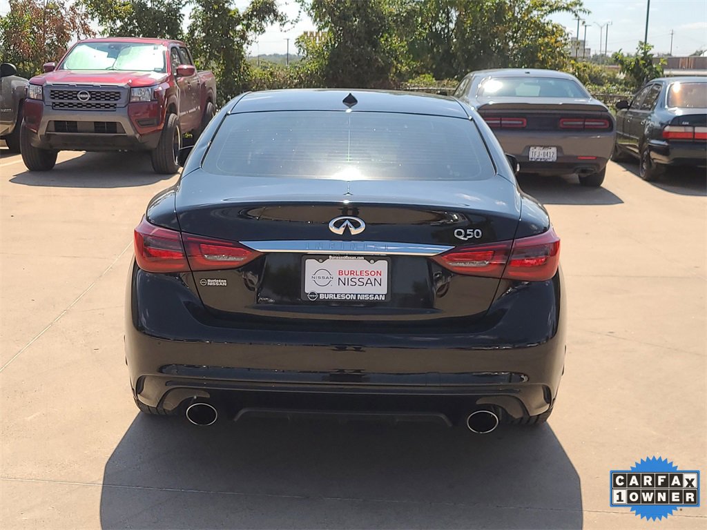 Used 2022 INFINITI Q50 Luxe w/ Cargo Package image 3