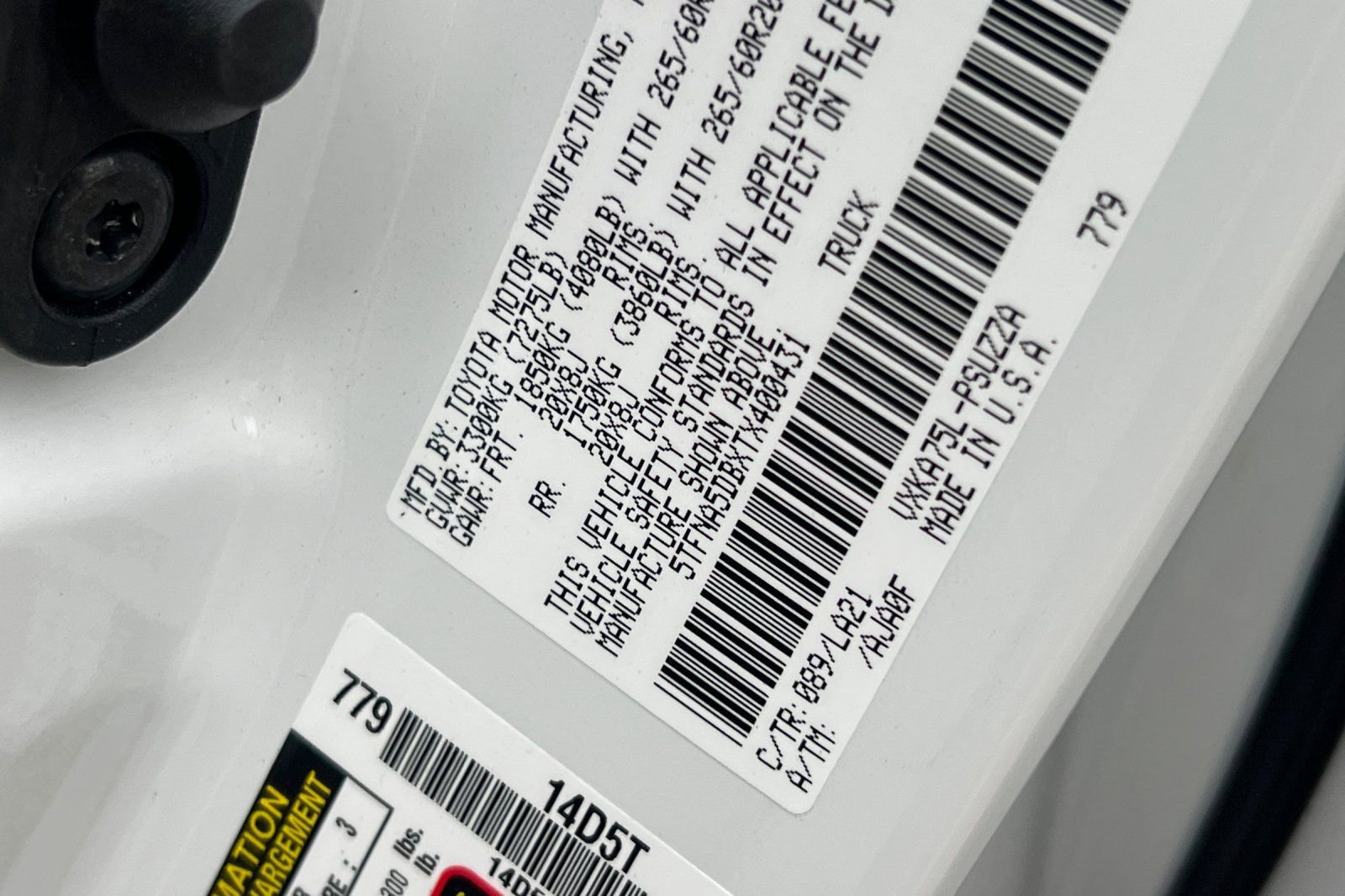 New 2026 Toyota Tundra Platinum image 33