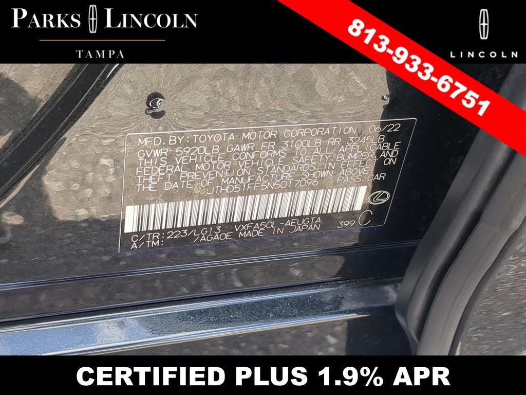 Used 2022 Lexus LS 500 w/ Interior Upgrade Package RWD image 36