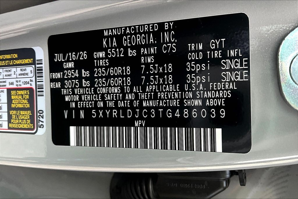 New 2026 Kia Sorento S AWD/4WD image 8