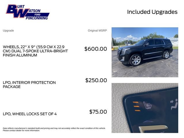Used 2017 Cadillac Escalade Luxury AWD/4WD image 4