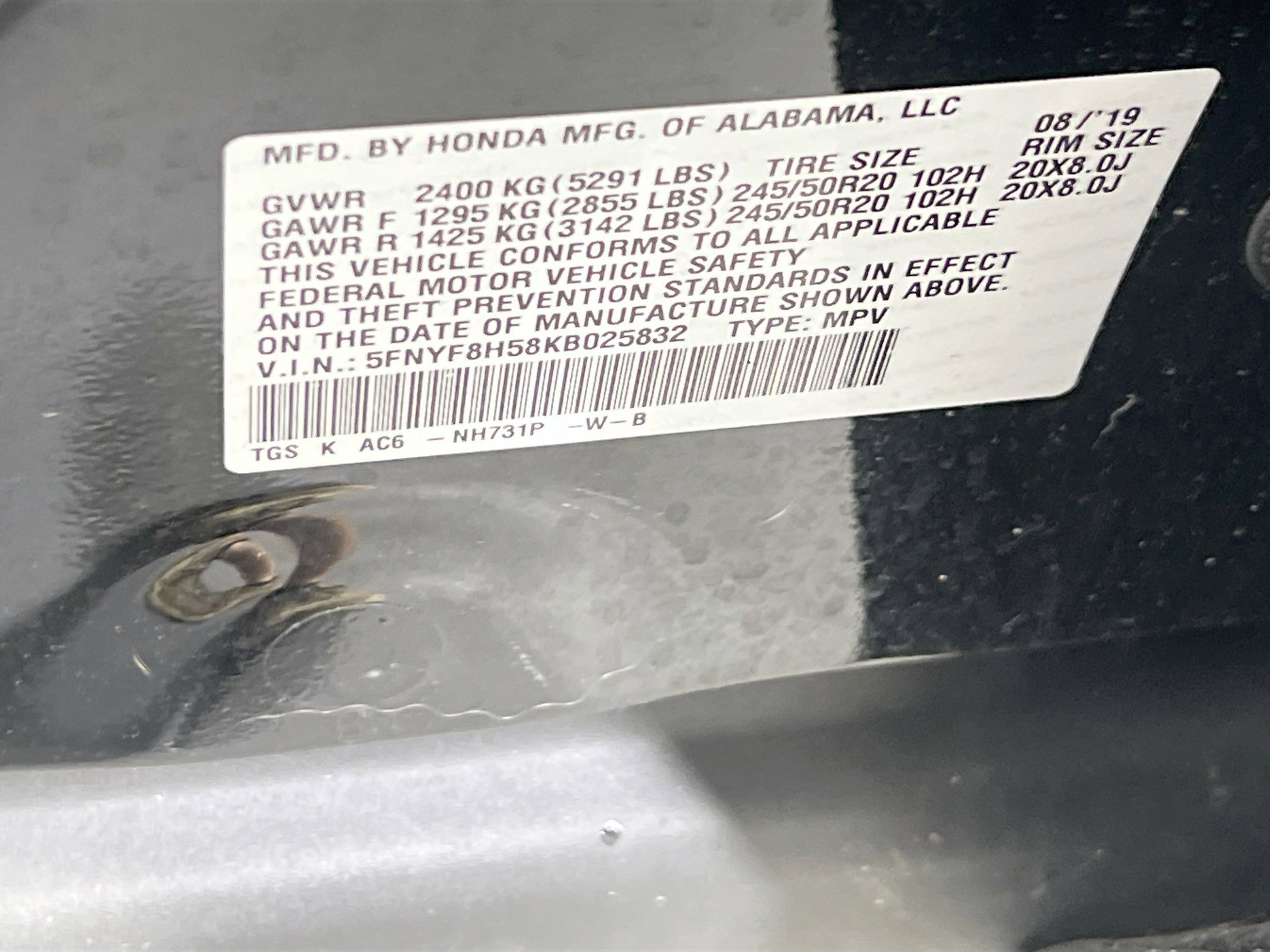 Used 2019 Honda Passport EX-L image 31