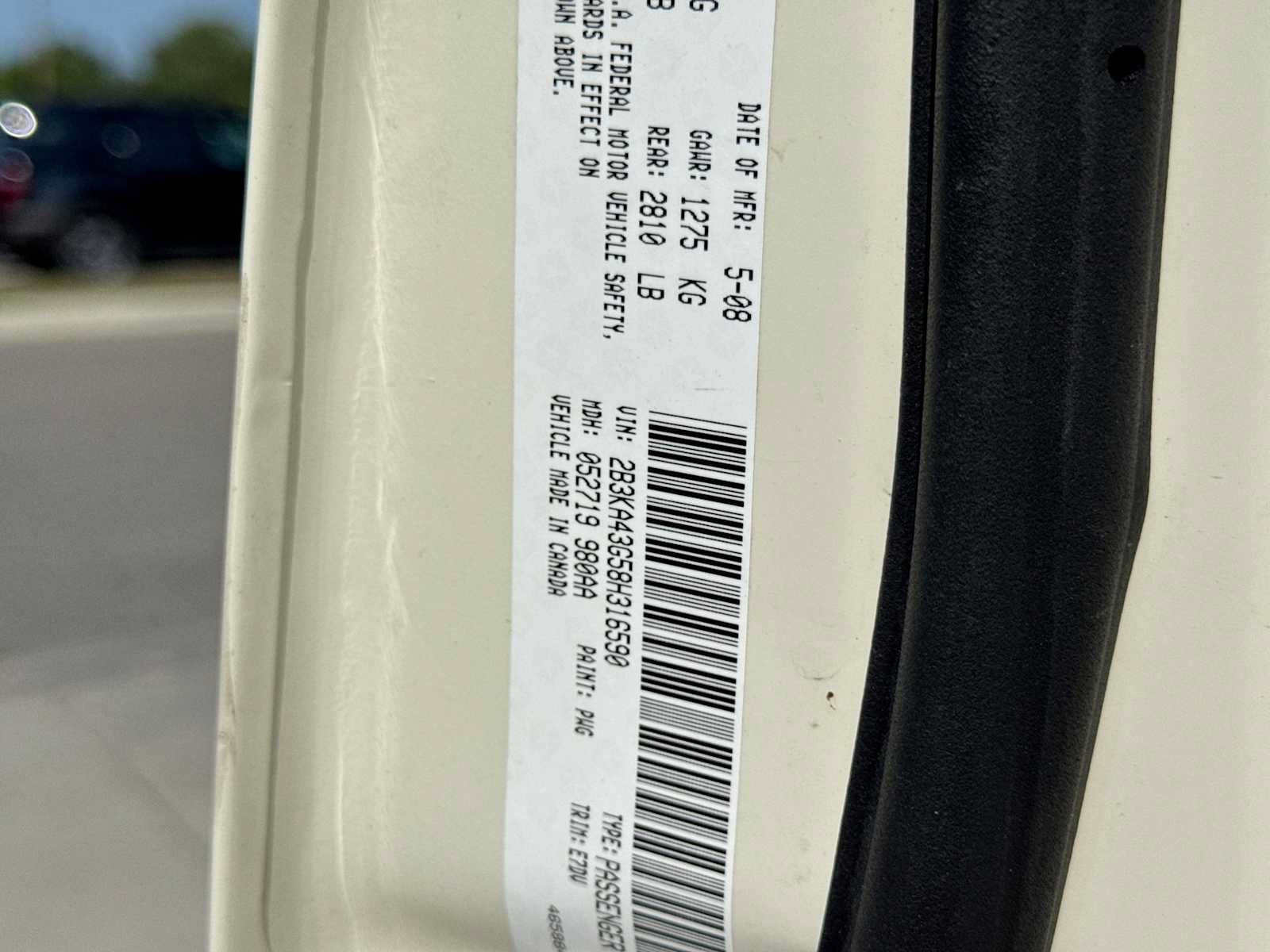 Used 2008 Dodge Charger SE RWD image 33