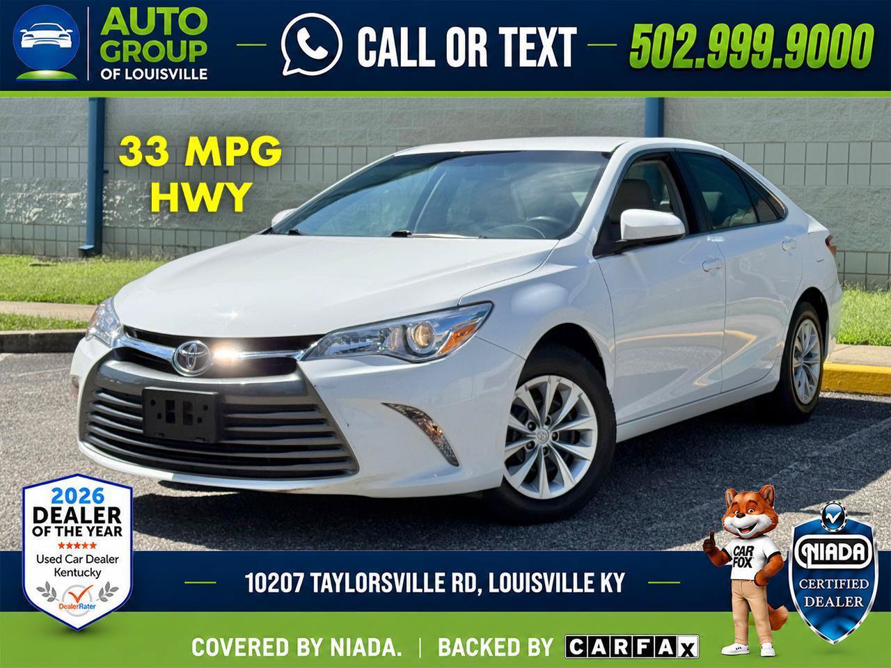 Used 2017 Toyota Camry LE FWD image 1