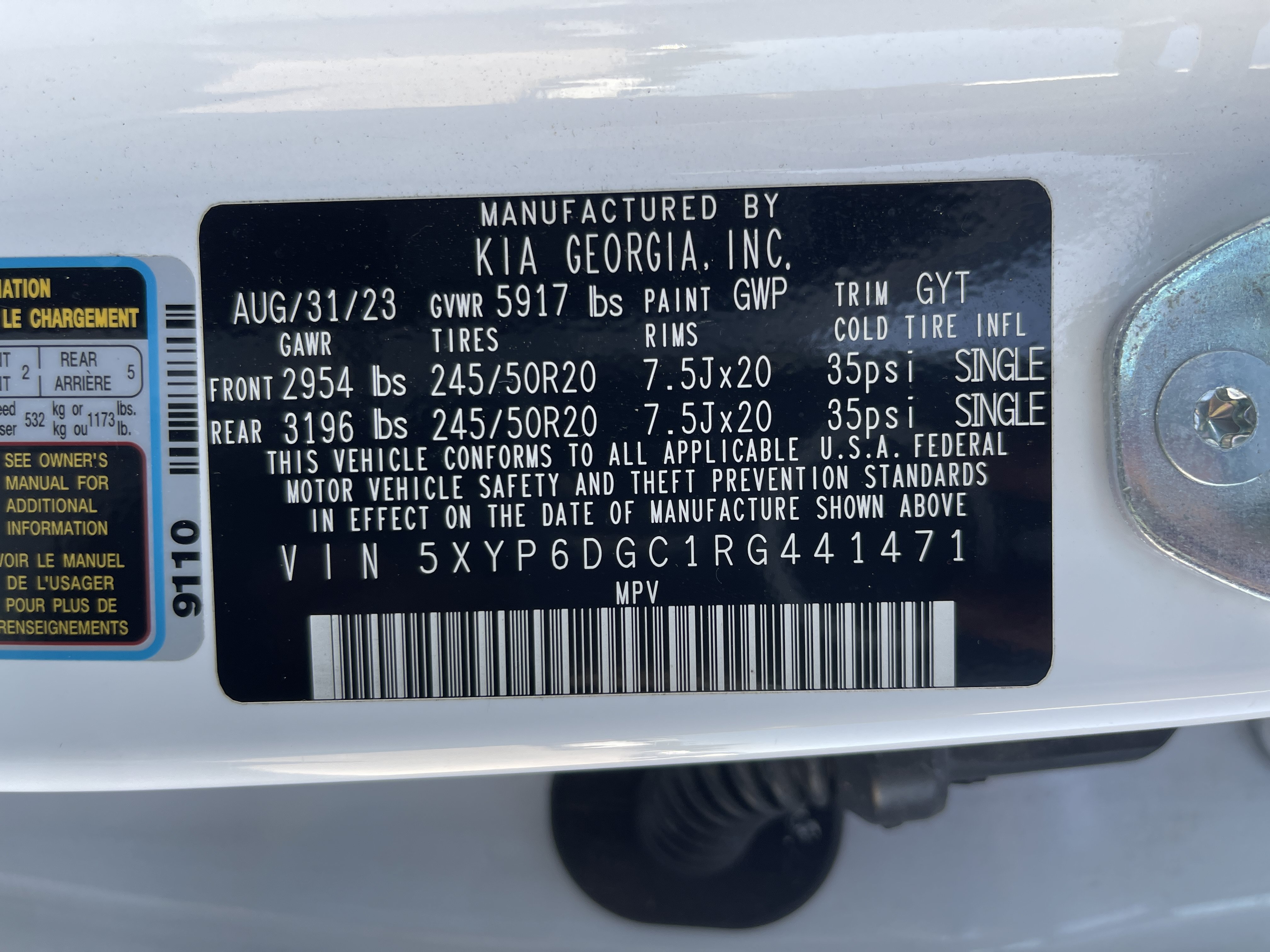 Used 2024 Kia Telluride S w/ S Sunroof Package AWD/4WD image 5