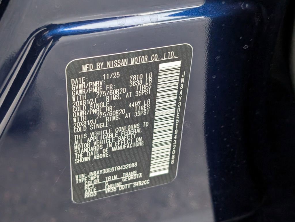 New 2026 Nissan Armada PRO-4X AWD/4WD image 15