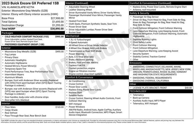 Used 2023 Buick Encore GX Preferred w/ Cold Weather Comfort Package image 20