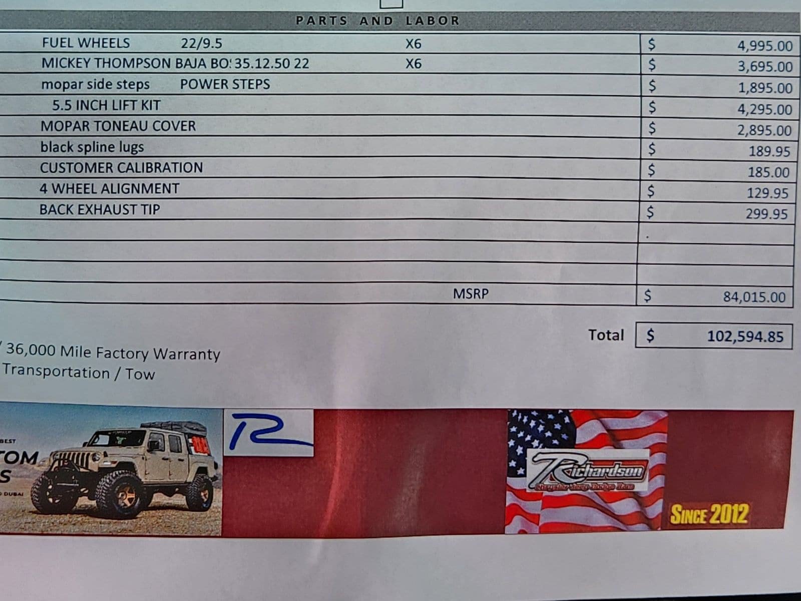 New 2026 RAM 3500 Lone Star AWD/4WD image 47