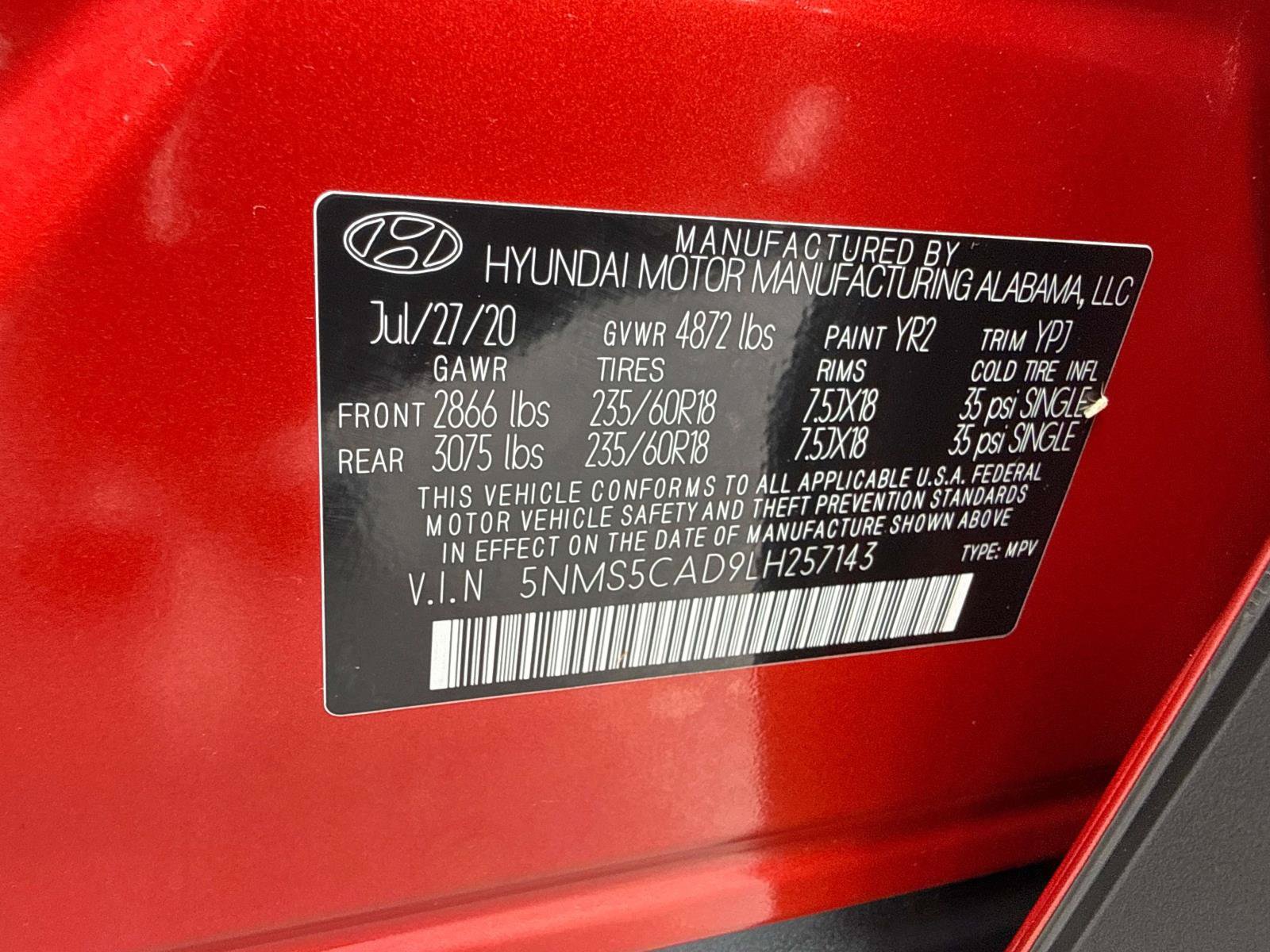 Used 2020 Hyundai Santa Fe Limited AWD/4WD image 27