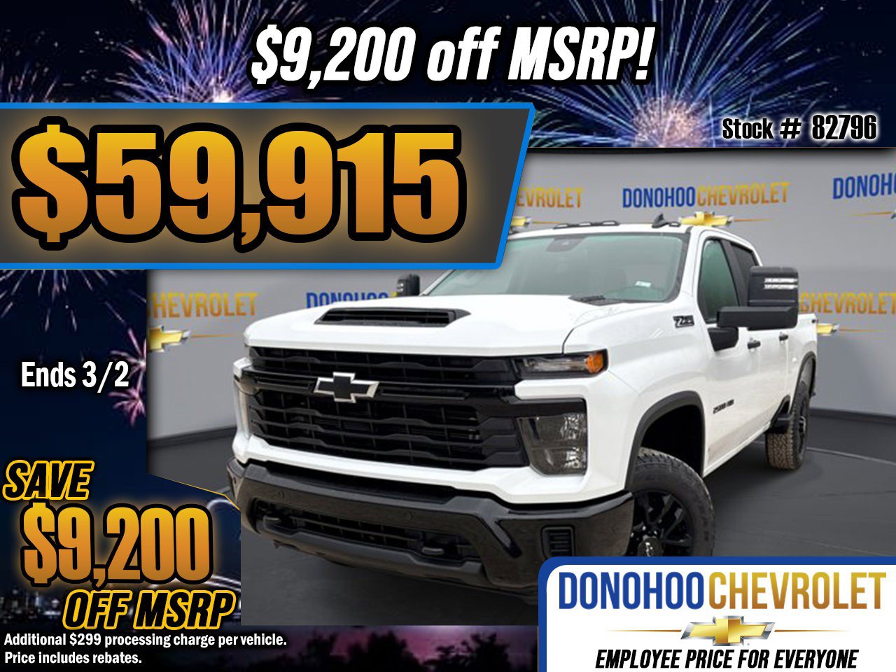 New 2026 Chevrolet Silverado 2500 Custom w/ Custom Value Package