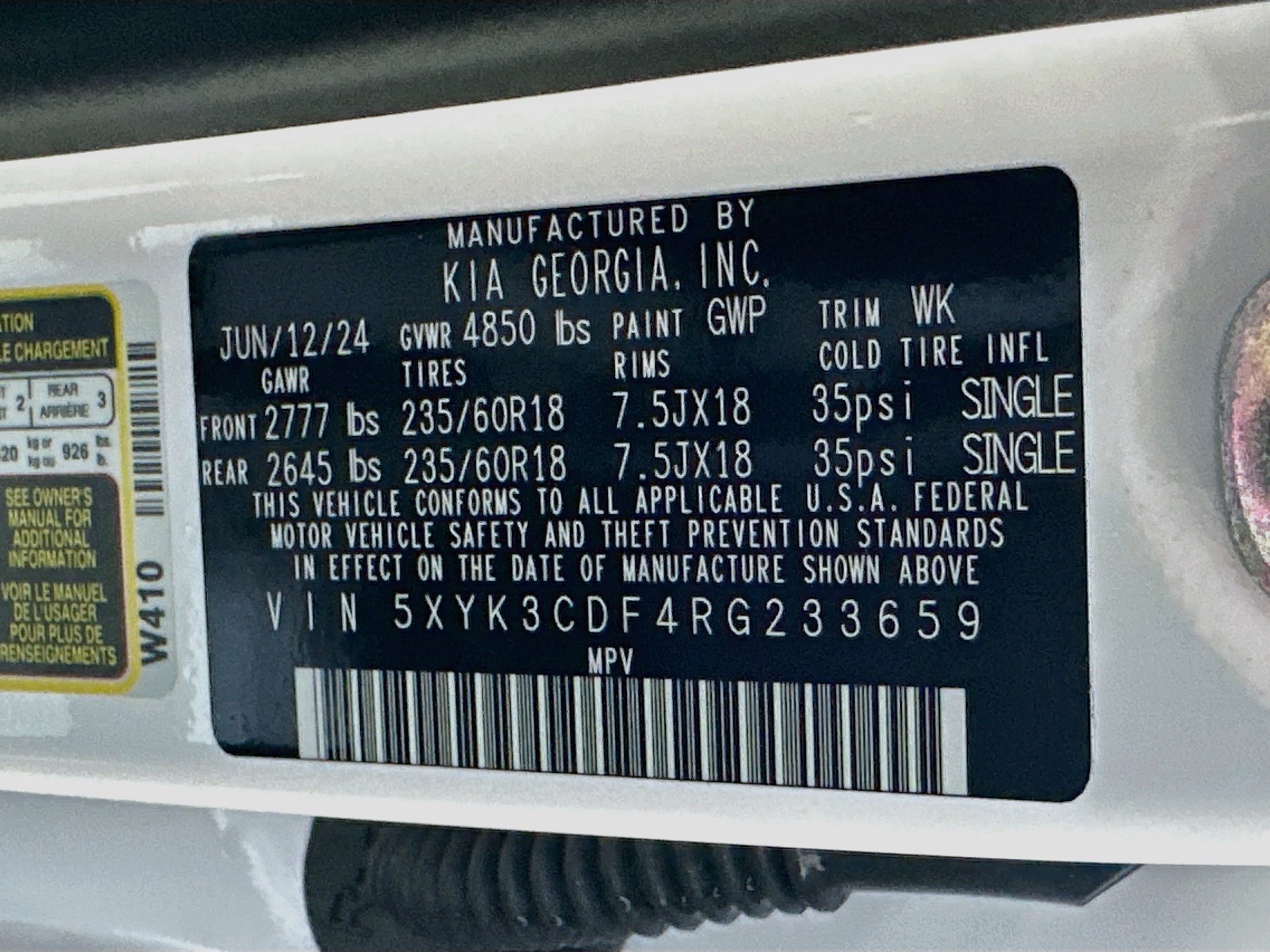 Used 2024 Kia Sportage EX AWD/4WD image 30