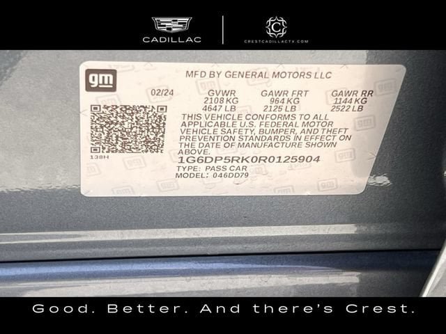 Certified 2024 Cadillac CT5 Sport RWD image 34