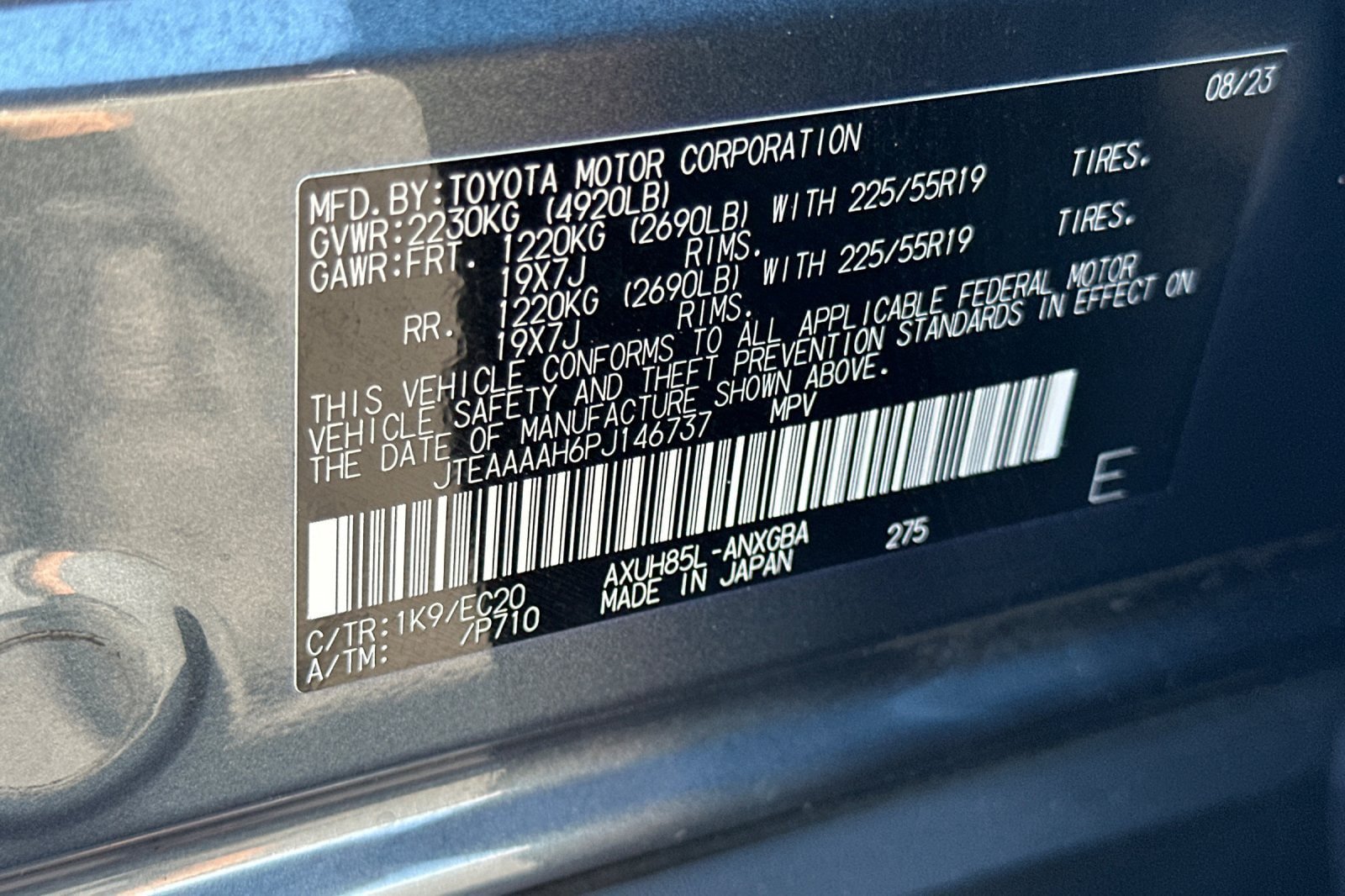 Certified 2023 Toyota Venza XLE AWD/4WD image 29