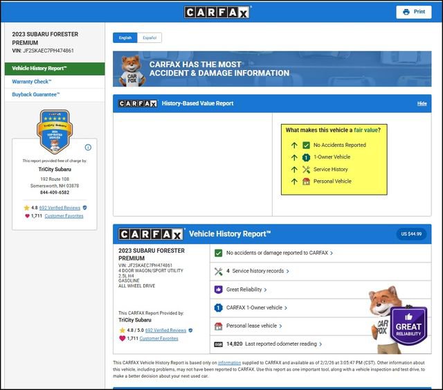 Used 2023 Subaru Forester Premium image 12