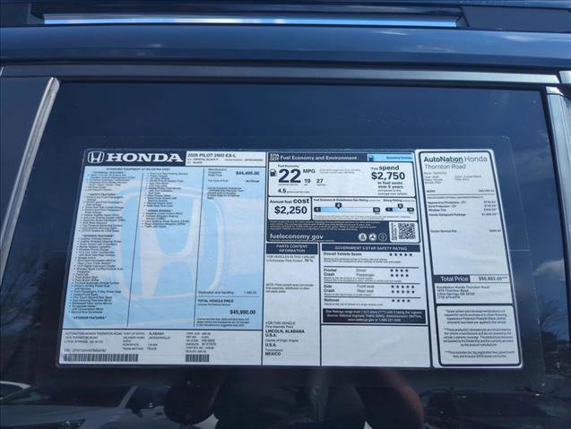 New 2026 Honda Pilot EX-L image 21