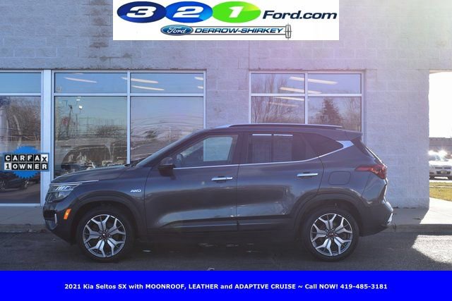 Used 2021 Kia Seltos SX w/ SX Sunroof Package image 2