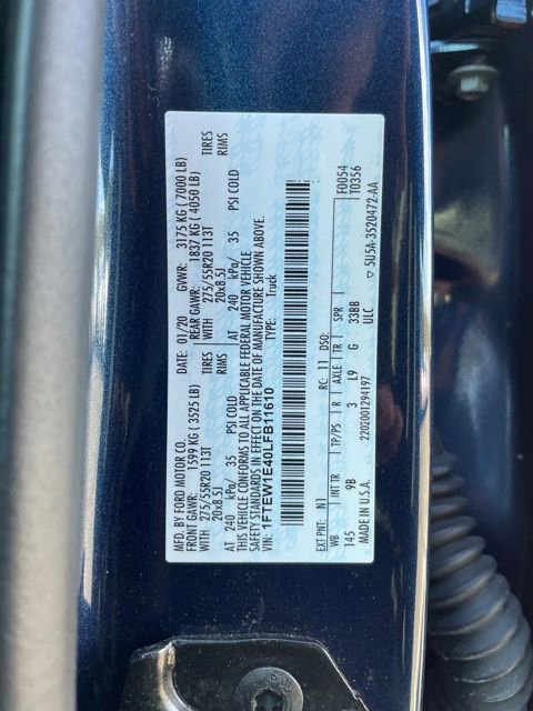 Used 2020 Ford F150 Platinum w/ Equipment Group 701A Luxury image 37