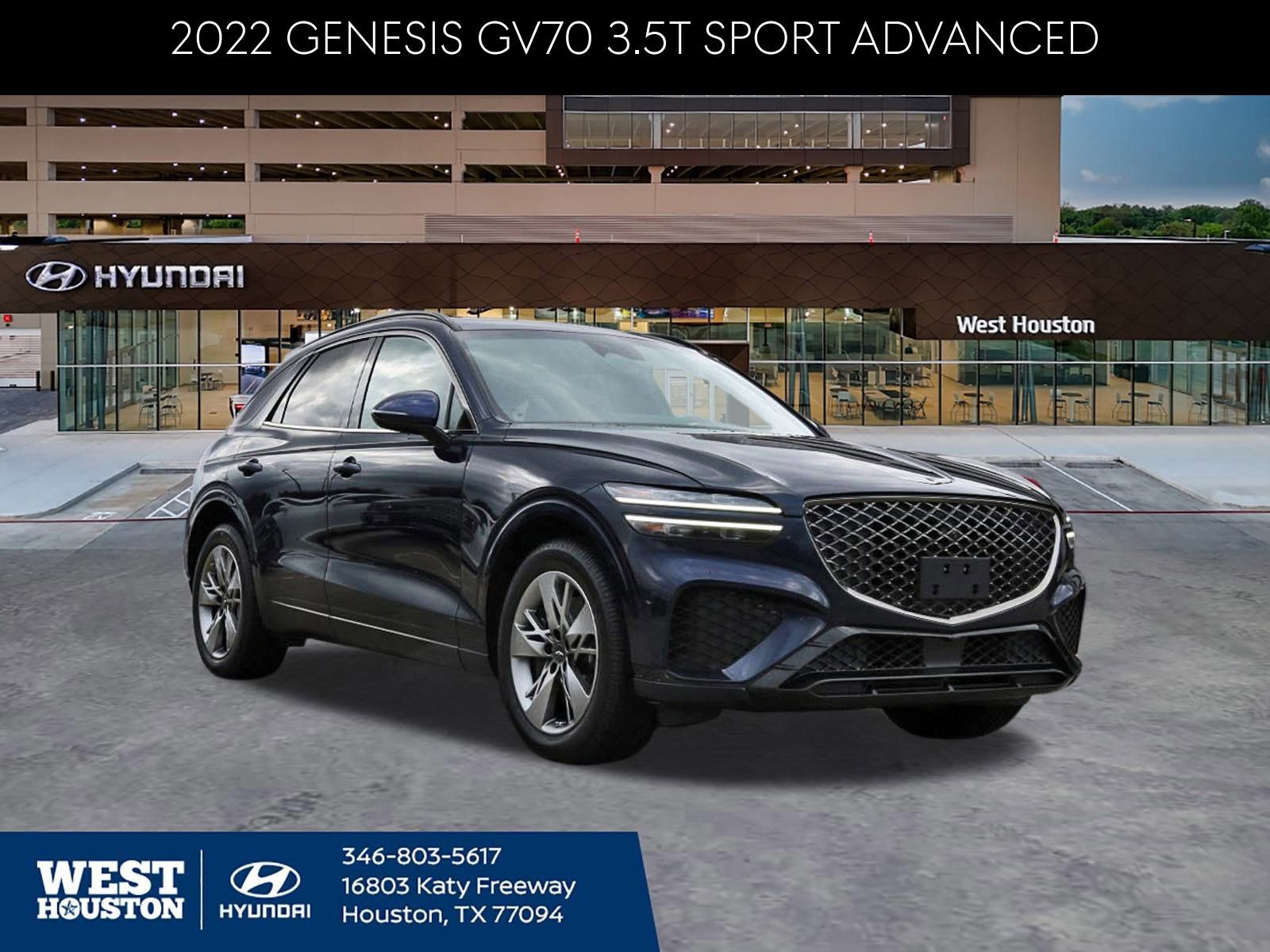 Used 2022 Genesis GV70 3.5T Sport w/ Sport Advanced Package image 1