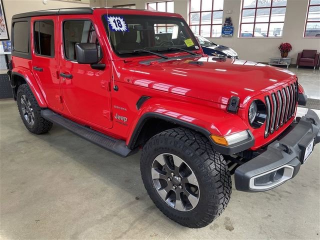 Used 2018 Jeep Wrangler Unlimited Sahara w/ Dual Top Group AWD/4WD image 9