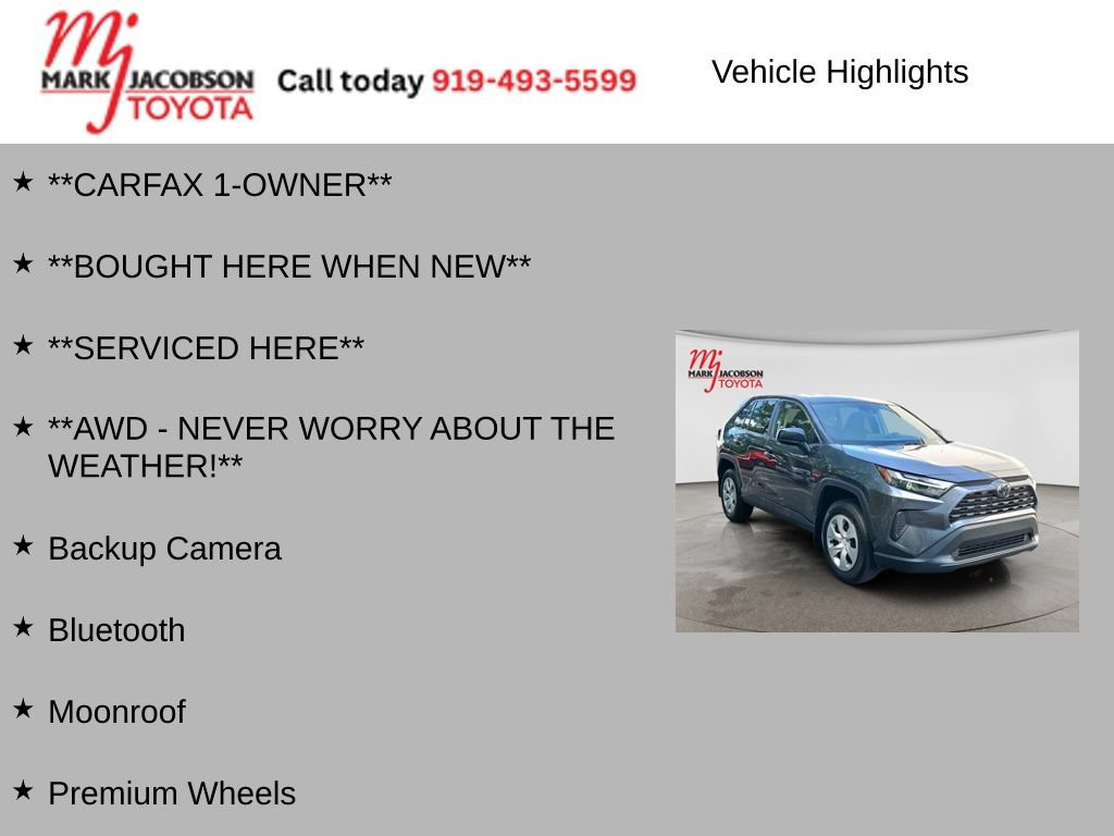 Used 2025 Toyota RAV4 LE AWD/4WD image 6
