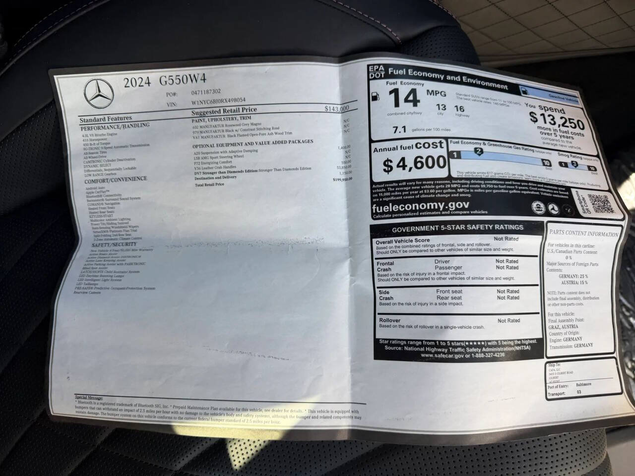 Used 2024 Mercedes-Benz G 550 image 49