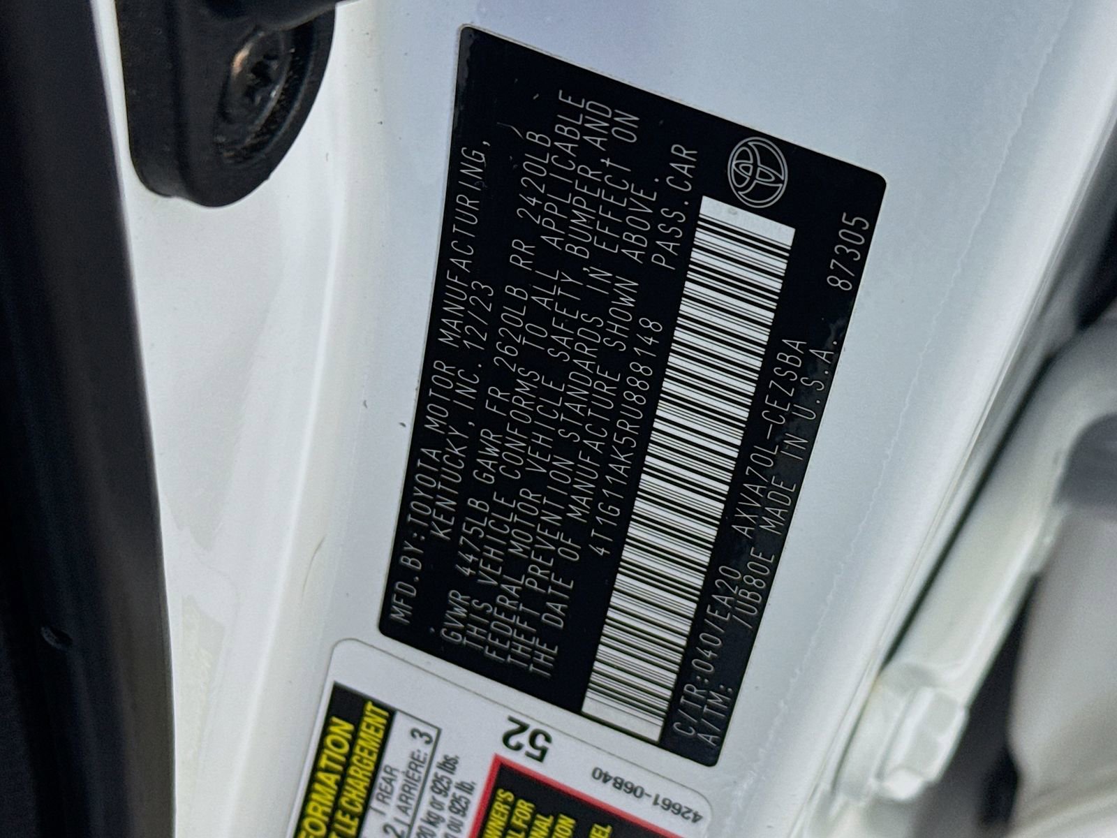 Used 2024 Toyota Camry SE FWD image 22