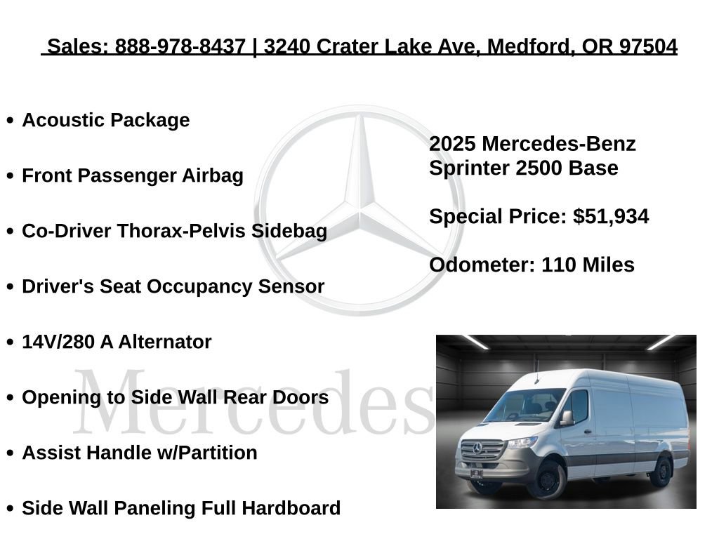 Used 2025 Mercedes-Benz Sprinter 2500 image 5