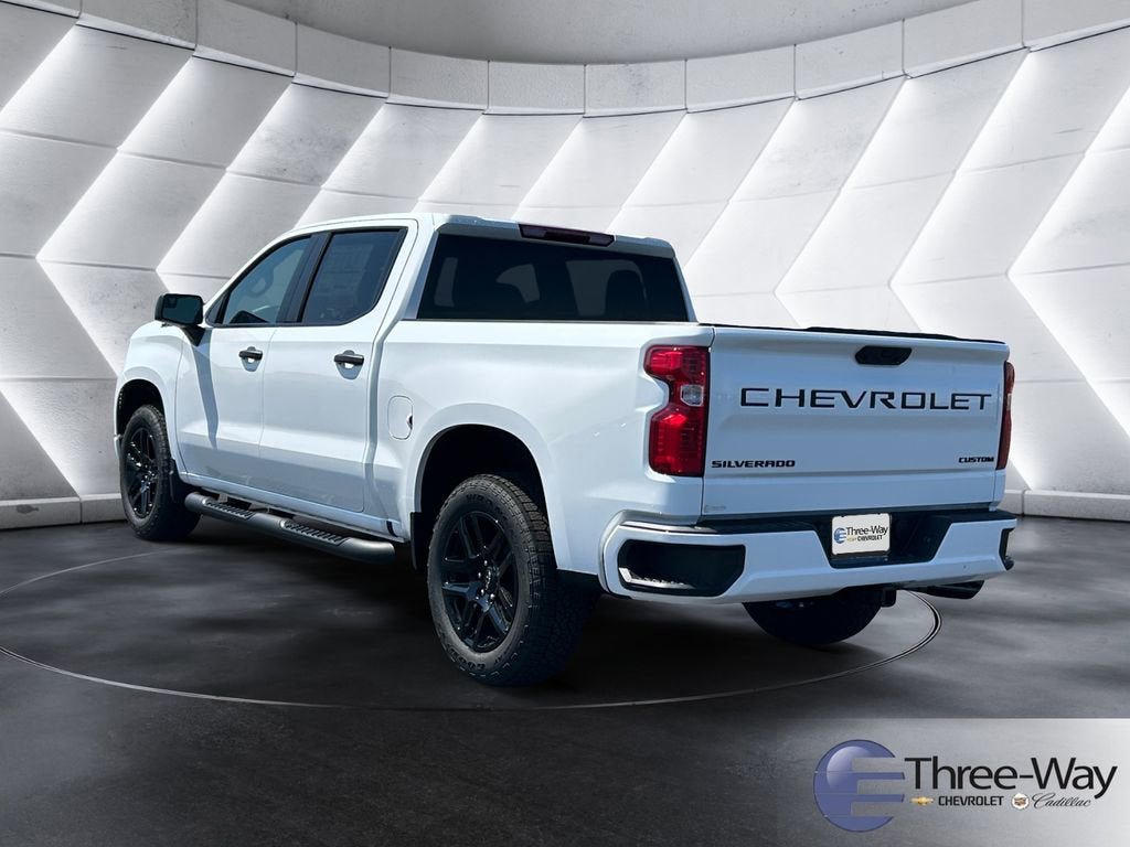 New 2026 Chevrolet Silverado 1500 Custom w/ Turbomax Blackout Package RWD image 3