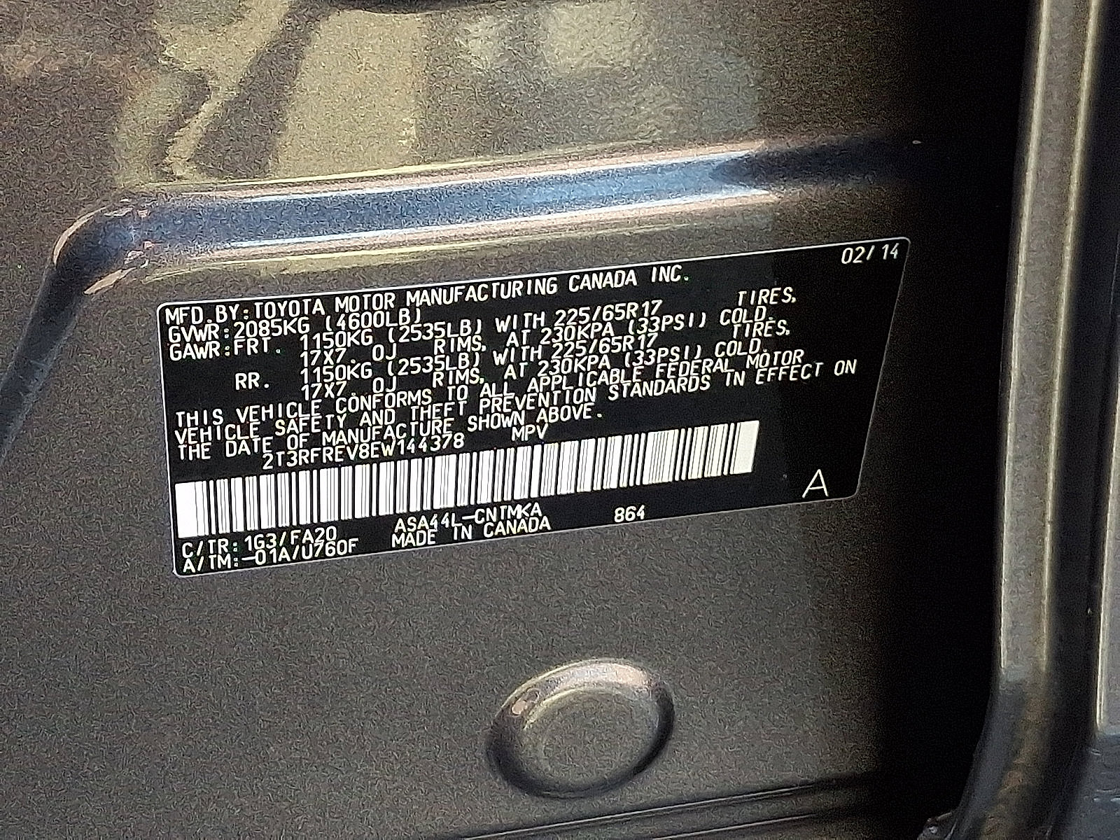 Used 2014 Toyota RAV4 XLE image 26