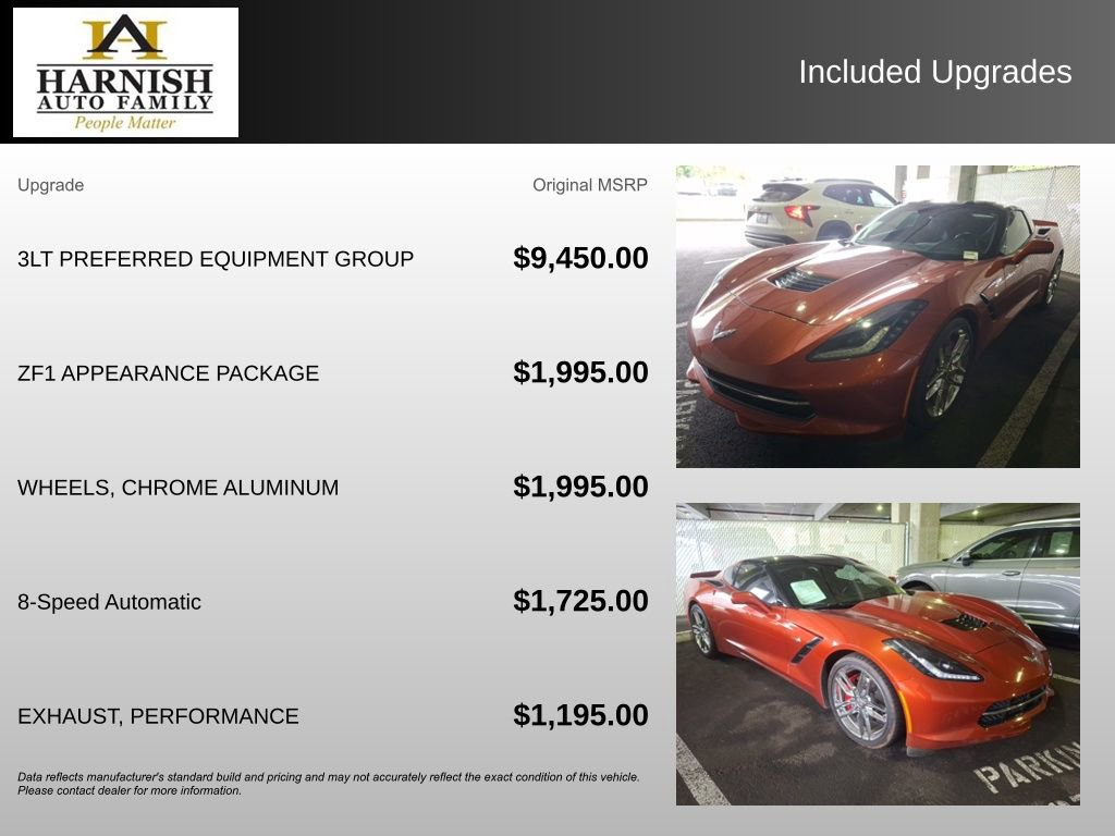 Used 2015 Chevrolet Corvette Stingray w/ 3LT Preferred Equipment Group image 4